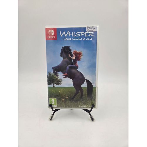 Jeu Nintendo Switch Whisper : Libres Comme Le Vent En Boite, Sans Notices (Jaquette Décolorée Au Niveau De La Tranche)