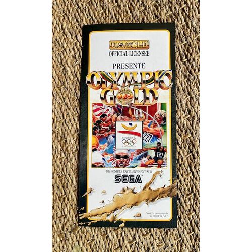 Pub Flyer Sega Olympic Gold 1992