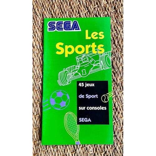 Catalogue Les Sports Sega Master System Megadrive Game Gear 1992 Vf