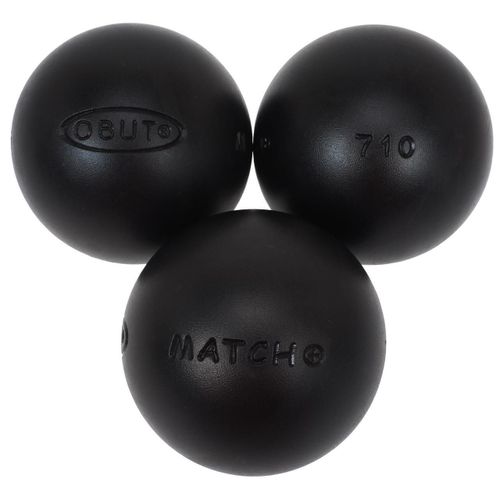 Boules De Pétanque Obut Boules De Pétanque Obut Match Plus 76mm Noir 690g