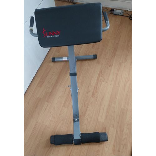 Matériel De Musculation. Sunny Banc De Musculation Health & Fitness Chaise Romaine Hyperextension Adulte.