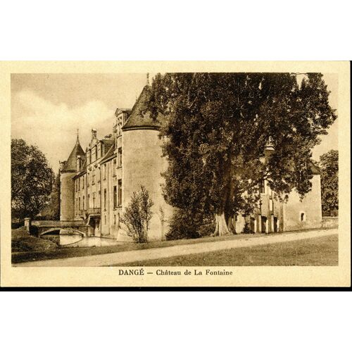 Carte Postale Dangé, Château De La Fontaine