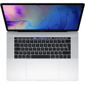 MacBook Pro Touch Bar 15"Core i9 2,9 Ghz 16 Go 512 Go SSD Argent (2018) - Batterie Neuve - Reconditionné - Etat correct