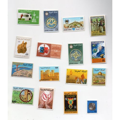 Maroc- Lot De 16 Timbres Neufs Divers