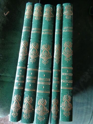 Lot De 5 Livres / Romans De Gustave Flaubert - Le Grand Livre Du Mois