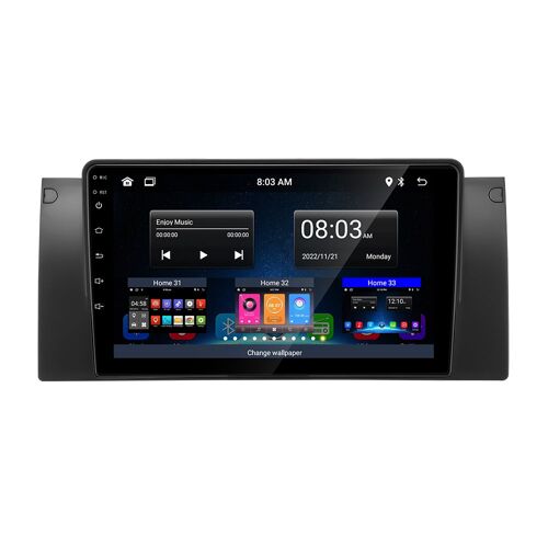Autoradio Gearelec 9 Pouces Android pour BMW E39 avec Carplay, GPS, Bluetooth et WiFi