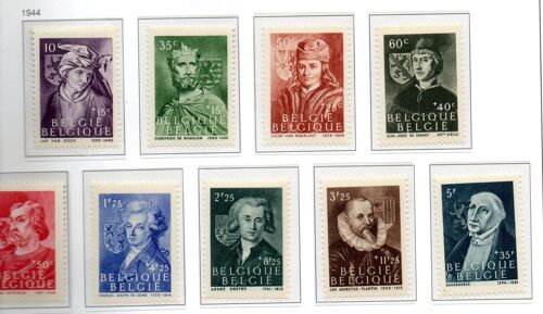 Belgique Timbres Au Profit Des Prisonniers De Guerre 1944