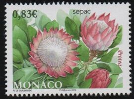 Monaco Timbre Fleur 2014
