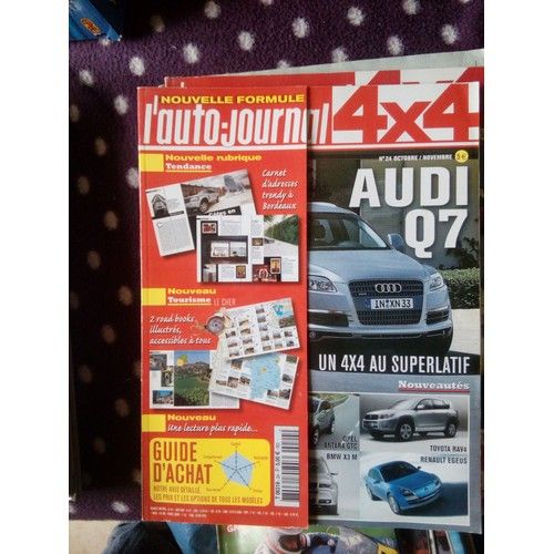 L'auto Journal 4x4 24 De 2005 Audi Q7,Toyota Rav4 X,Opel Antara Gtc,Mercedes Ml63 Amg,Suzuki Grand Vitara 2.0,Volvo Xc90 D5 185 Xenium,Land Rover Discovery Tdv6 Hse,Fiat Panda 4x4 1.3 Mjt Climbing,Sub