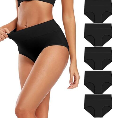 Culottes Taille Haute (Paquet De 5) Le Noir M 