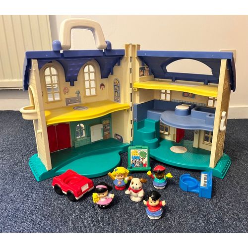 Maison Little People + Figurines Fisher Price Vintage 