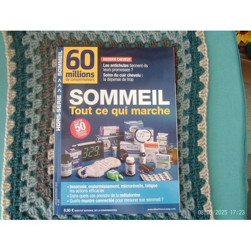 60 Millions De Consommateurs N° 226 Janvier/Février 2025 - Hors Série Sommeil