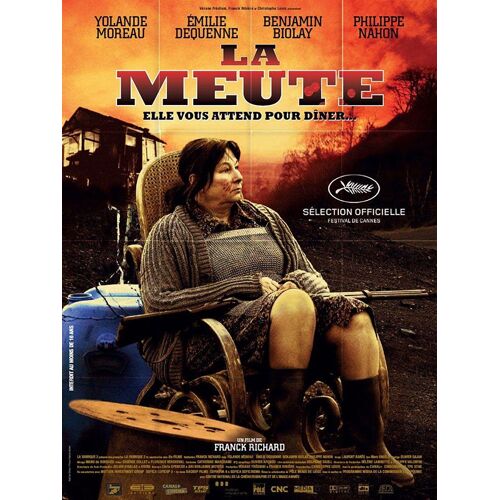La Meute - Véritable Affiche De Cinéma Pliée - Format 120x160 Cm - De Franck Richard Avec Benjamin Biolay, Yolande Moreau, Emilie Dequenne, Philippe Nahon, Philippe Resimont - 2010