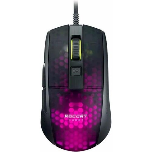 MONDODIGITALE-Burst Pro ¿ Souris De Jeu Optique Pro Ultra-Légère (Haute-Précision, Capteur Optique Owl-Eye, Rétroéclairage Rgb Aimo Led), Noir