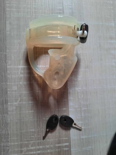 Cage De Chasteté En Silicone - Birdlocked Avec Étui