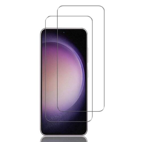 HQSELECTION®LOT DE 2 Verre Trempé Pour Samsung Galaxy S23 .Film de Protection d'écran Transparent - Anti Rayures - Ultra Résistant Dureté 9H