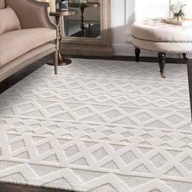 Tapis Salon 140x200 Cerlos Ecru