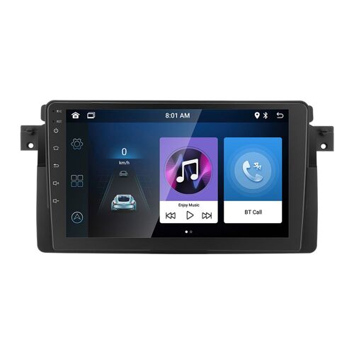 Autoradio GEARELEC 9 Pouces Android pour BMW E46 avec Carplay Andriod Auto GPS Bluetooth RDS WiFi
