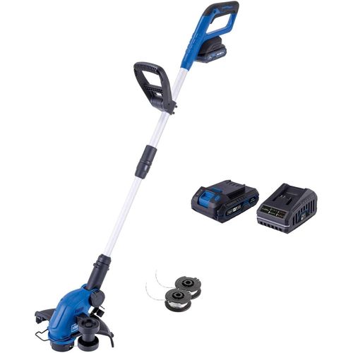Coupe-Bordures sans Fil Scheppach C-LT300-X + 2 bobines de Fil avec Batterie 2Ah et Chargeur