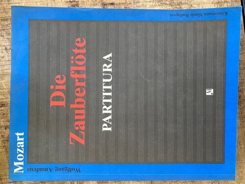 Partition D'orchestre La Flûte Enchantée De Mozart