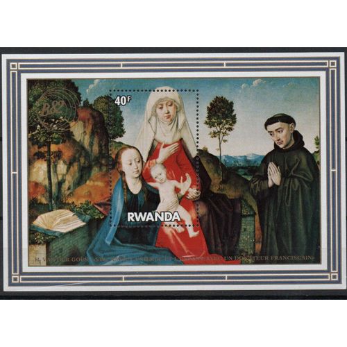 Rwanda Timbre Belgica 1982