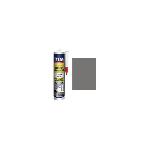 4 X GRIS RAL 7042 ML 300 SILICONE NEUTRE TYTAN
