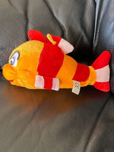 Peluche Doudou Poisson Nemo Rouge Et Orange Van De Walle 22cm
