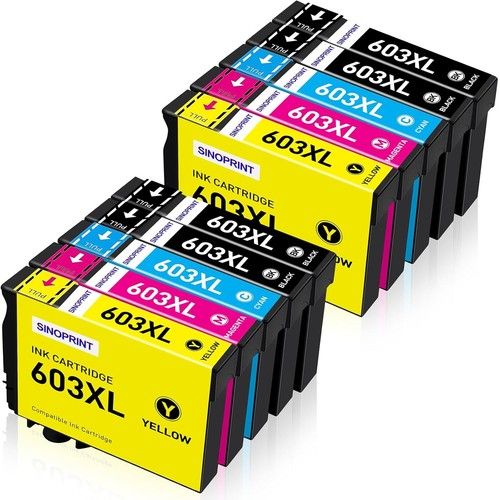 Bureaudeals - Premium CARTOUCHE IMPRIMANTE 603XL Compatible pour Epson 603 XL Cartouche dencre pour Epson Expression Home XP2100 XP2105 XP310196 pack de 10 cartouches