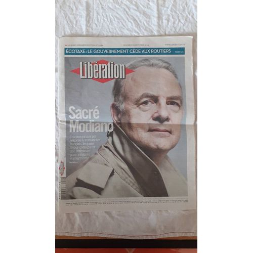 Liberation 14 Octobre 2014. Sacré Modiano