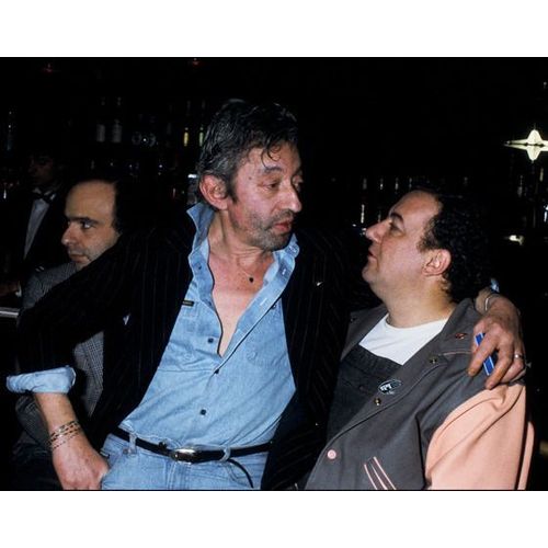 Photo Serge Gainsbourg Coluche 21 20x25cm