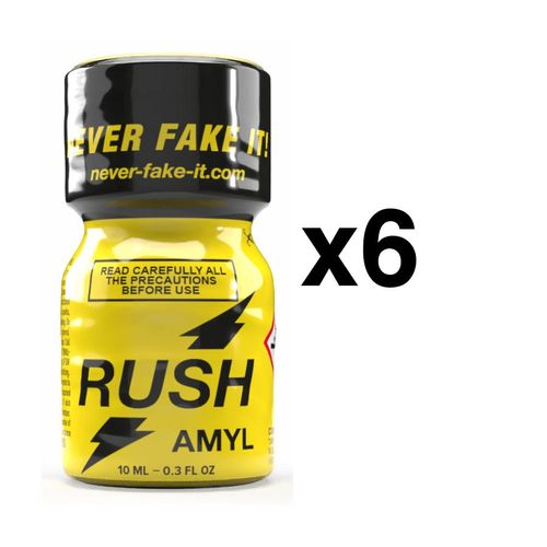 Poppers Rush Amyl 10 Ml X6