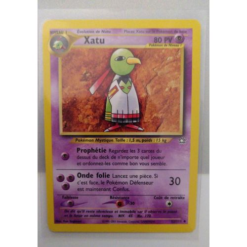 Xatu 52/111 - 80pv - Vf - Set Neo Genesis  - Excellent État