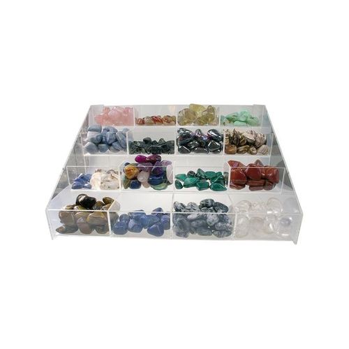 Présentoir acrylic Pierres 16 Cases - Vide