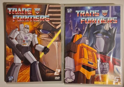 Lot 2 Dvd Transformers - Volume 2 + Volume 5 - 6 Épisodes En Tout