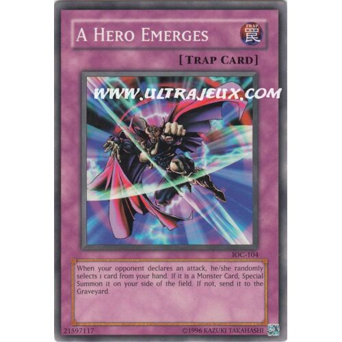 Yu-Gi-Oh! - A Hero Emerges, 2eme Edition, Ioc, 104, Vo