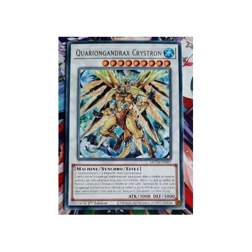 Yu Gi Oh Mztm Fr087 Quariongandrax Crystron Rare