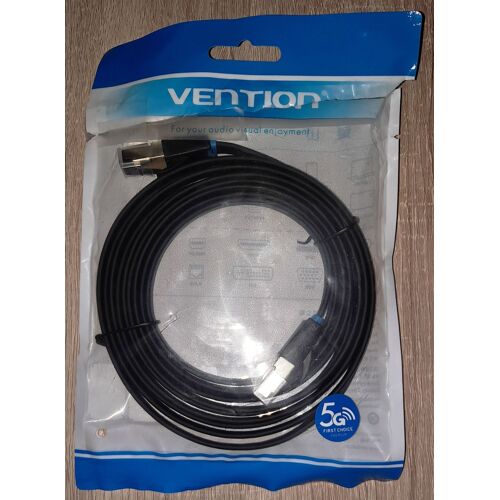 Câble Ethernet RJ45 Cat 8 40Gbps 2000Mhz Flat Cable-PVC (câble plat) 3 Mètres de la marque Vention