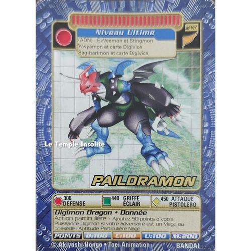 Carte Bandai Digimon - Paildramon Jd-147