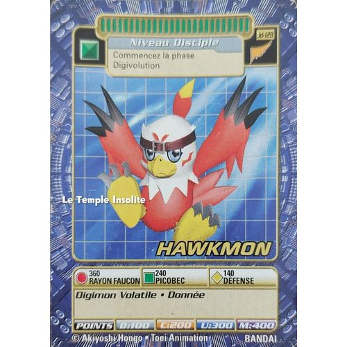 Carte Bandai Digimon - Hawkmon Jd-128