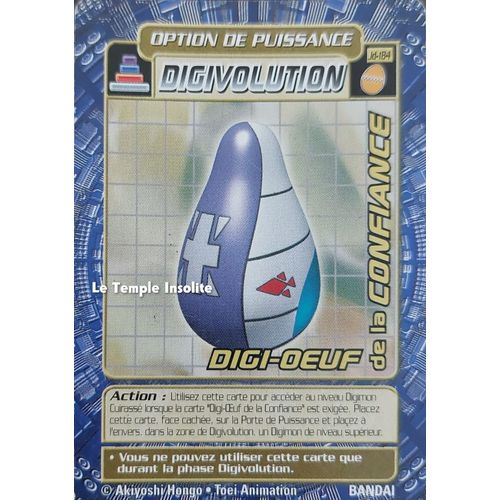 Carte Bandai Digimon - Digi-Oeuf De La Confiance Jd-184