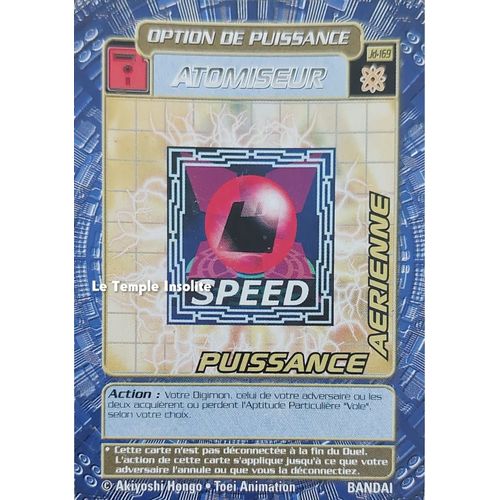 Carte Bandai Digimon - Atomiseur Puissance Aérienne Jd-169