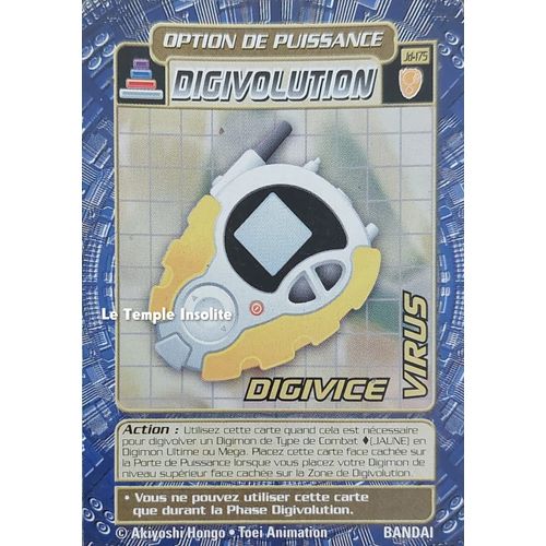 Carte Bandai Digimon - Digivice Virus Jd-175