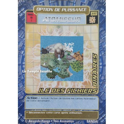 Carte Bandai Digimon - Atomiseur Ile Des Fichiers Binaires Jd-167