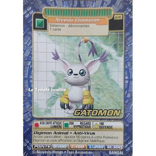 Carte Bandai Digimon - Gatomon Jd-145