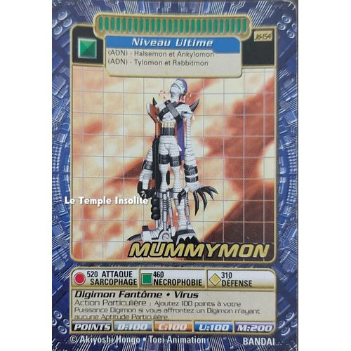 Carte Bandai Digimon - Mummymon Jd-154