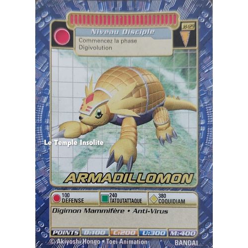 Carte Bandai Digimon - Armadillomon Jd-129