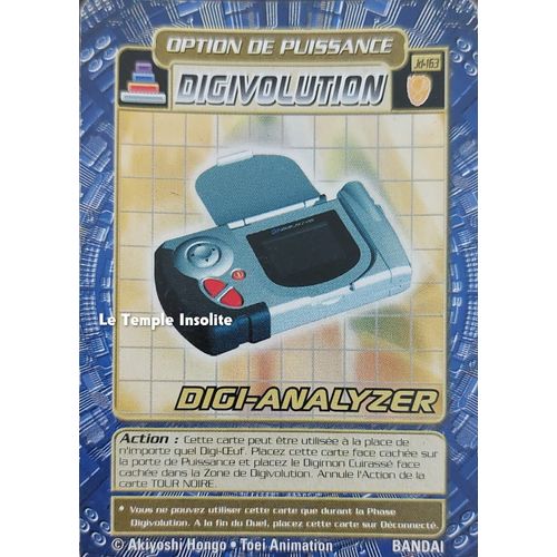 Carte Bandai Digimon - Digivolution Digi-Analyzer Jd-163