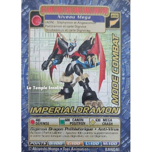 Carte Bandai Digimon - Imperialdramon Mode Combat Jd-156 (Foil)