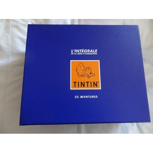 Coffret Tintin Atlas - 22 Dvd Et 2 Livres.