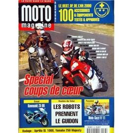 Moto Magazine 163 De 1999 Kawasaki Zx9r,Aprilia Sl1000,Yamaha 250 Majesty,Beta 250 Rev 3,Moto Guzzi V11,Suzuki Gsf600s Bandit,Yamaha Xj900s Diversion,Bmw R1150gs,Honda Vfr800fi,St1100 Pan European,Tri